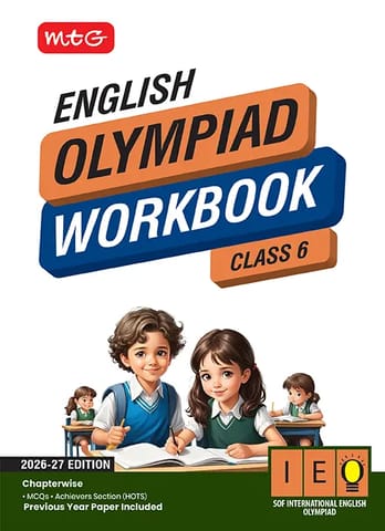 MTG International English Olympiad (IEO) Workbook Class 6 | Latest Edition
