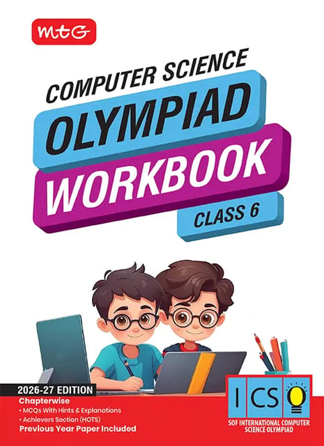MTG International Computer Science Olympiad (ICSO) Workbook Class 6 | Latest Edition