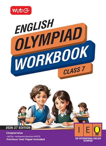 MTG International English Olympiad (IEO) Workbook Class 7 | Latest Edition