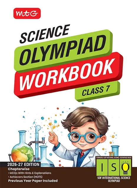 MTG International Science Olympiad (ISO) Workbook Class 7 | Latest Edition