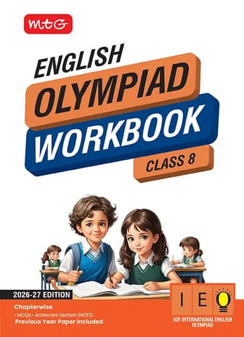 MTG International English Olympiad (IEO) Workbook Class 8 | Latest Edition
