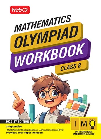 MTG International Mathematics Olympiad (IMO) Workbook Class 8 | Latest Edition