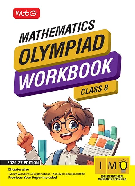 MTG International Mathematics Olympiad (IMO) Workbook Class 8 | Latest Edition