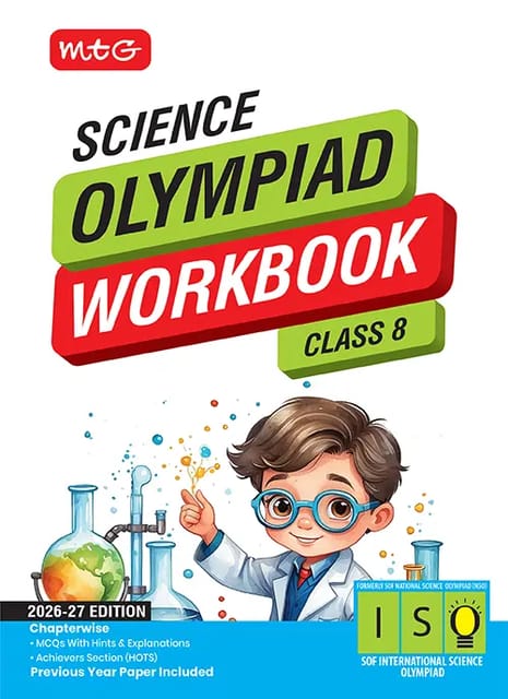 MTG International Science Olympiad (ISO) Workbook Class 8 | Latest Edition