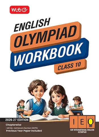 MTG International English Olympiad (IEO) Workbook Class 10 | Latest Edition
