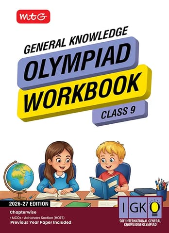 MTG International General Knowledge Olympiad (IGKO) Workbook Class 9 | Latest Edition