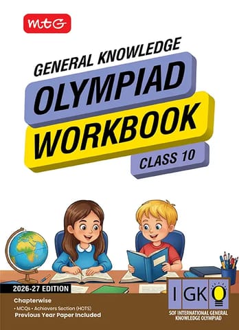 MTG International General Knowledge Olympiad (IGKO) Workbook Class 10 | Latest Edition