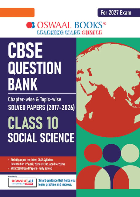 Class 10 Social Science Question Bank | Oswaal | Latest Edition