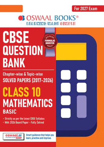 Class 10 Mathematics (Basic) Question Bank | Oswaal | Latest Edition