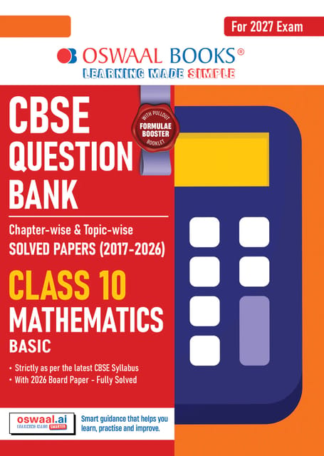 Class 10 Mathematics (Basic) Question Bank | Oswaal | Latest Edition
